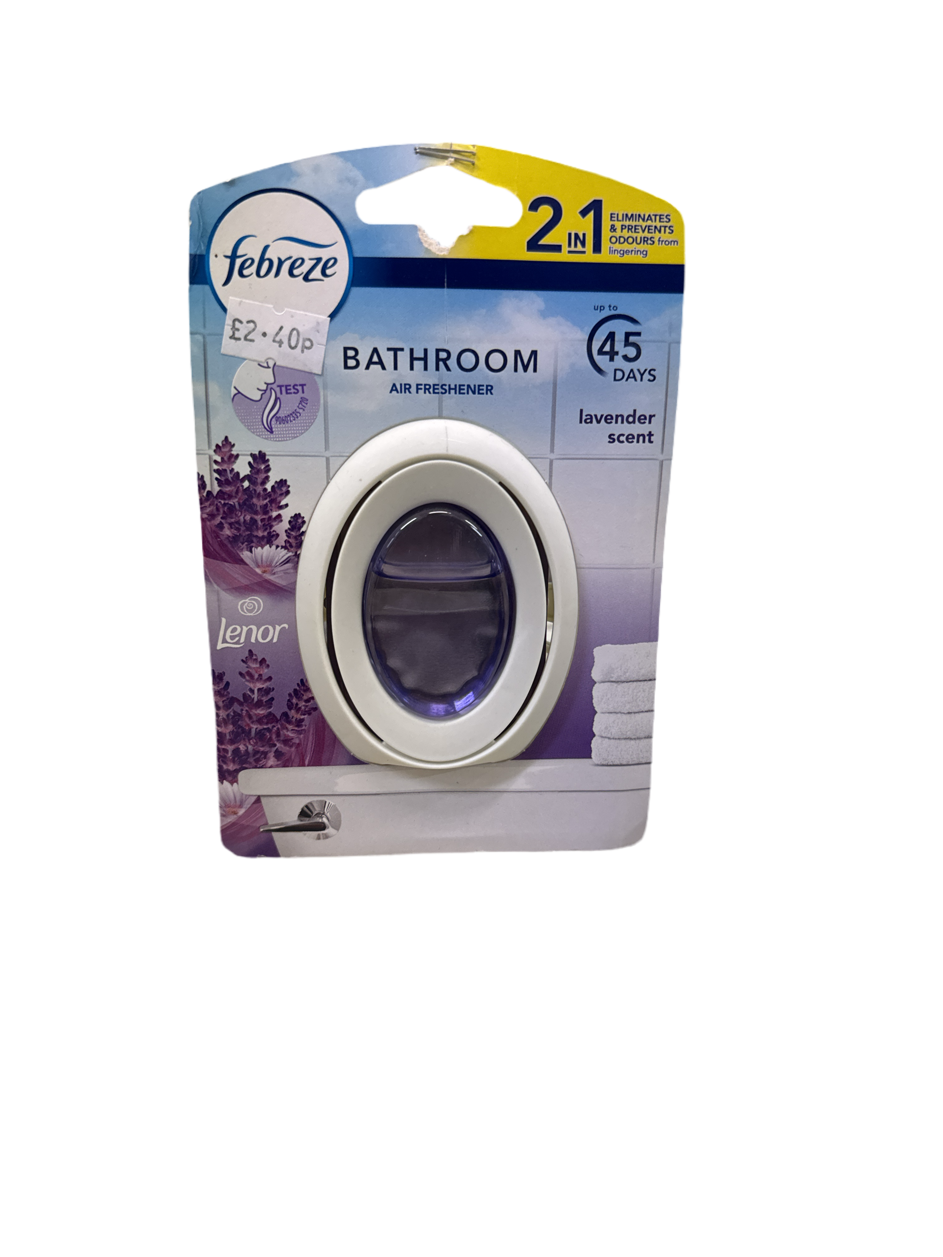Febreze Bathroom Air Freshener Lavender Scent 7.5Ml Febreze Bathroom Air Freshener Lavender Scent 7.5Ml